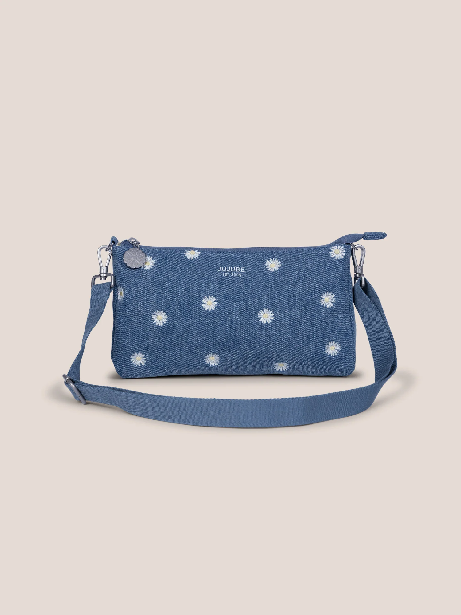 3-piece Pouch Clutch Purse Set - Denim & Daisies - Image 7