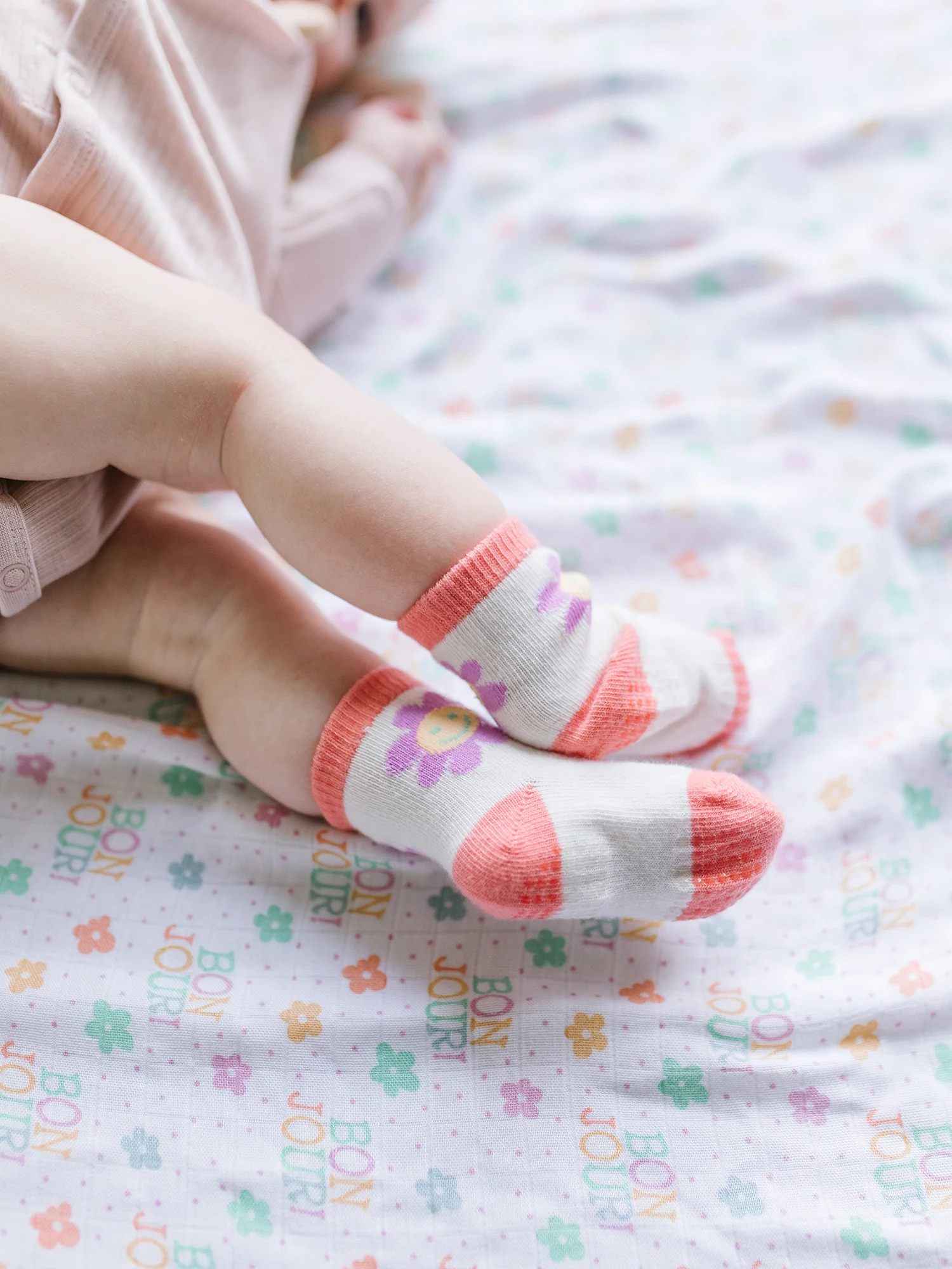 3-Pack Soft Durable Baby Socks Set - Bonjour Bébé - Image 2