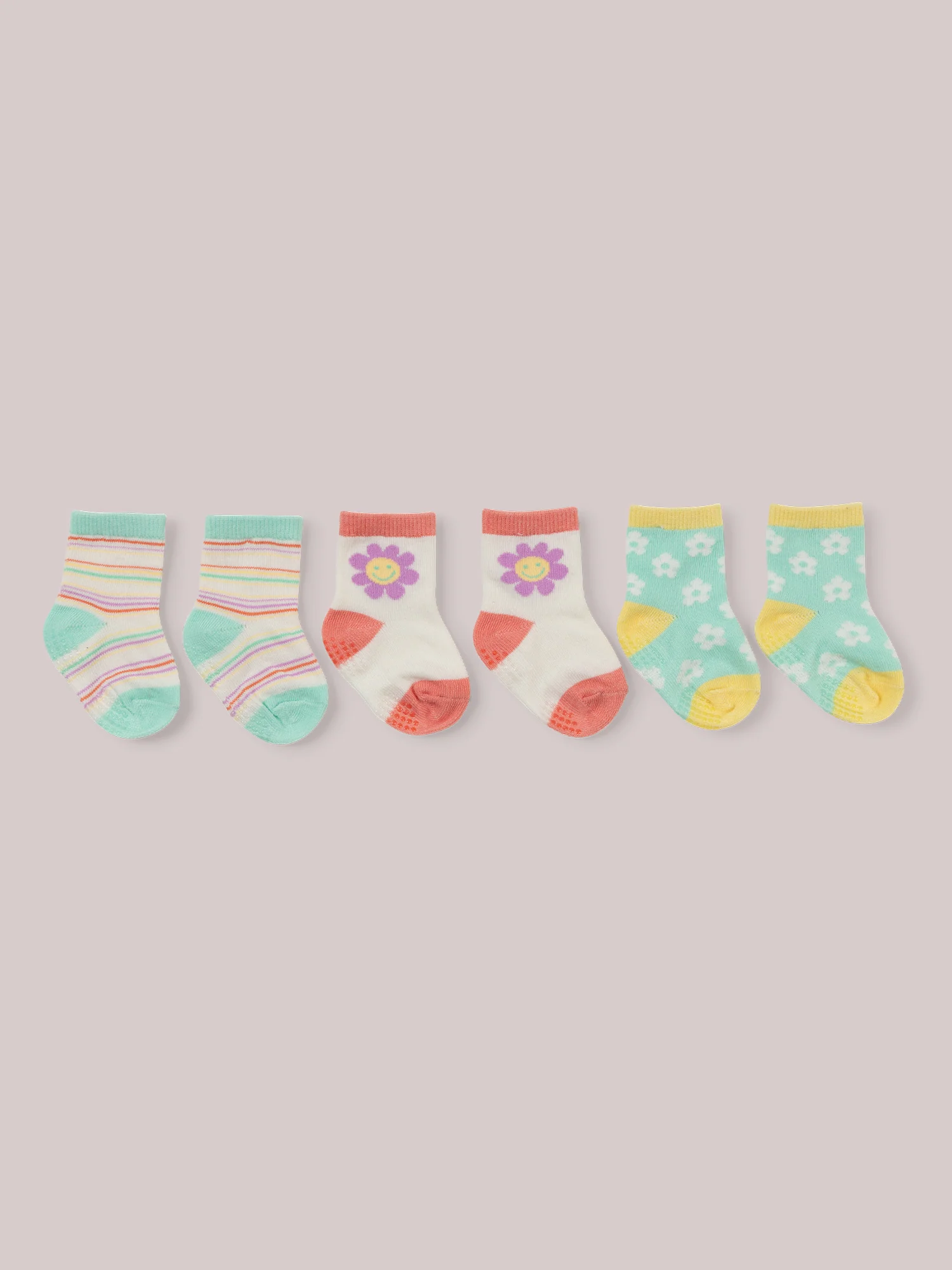 3-Pack Soft Durable Baby Socks Set - Bonjour Bébé - Image 3