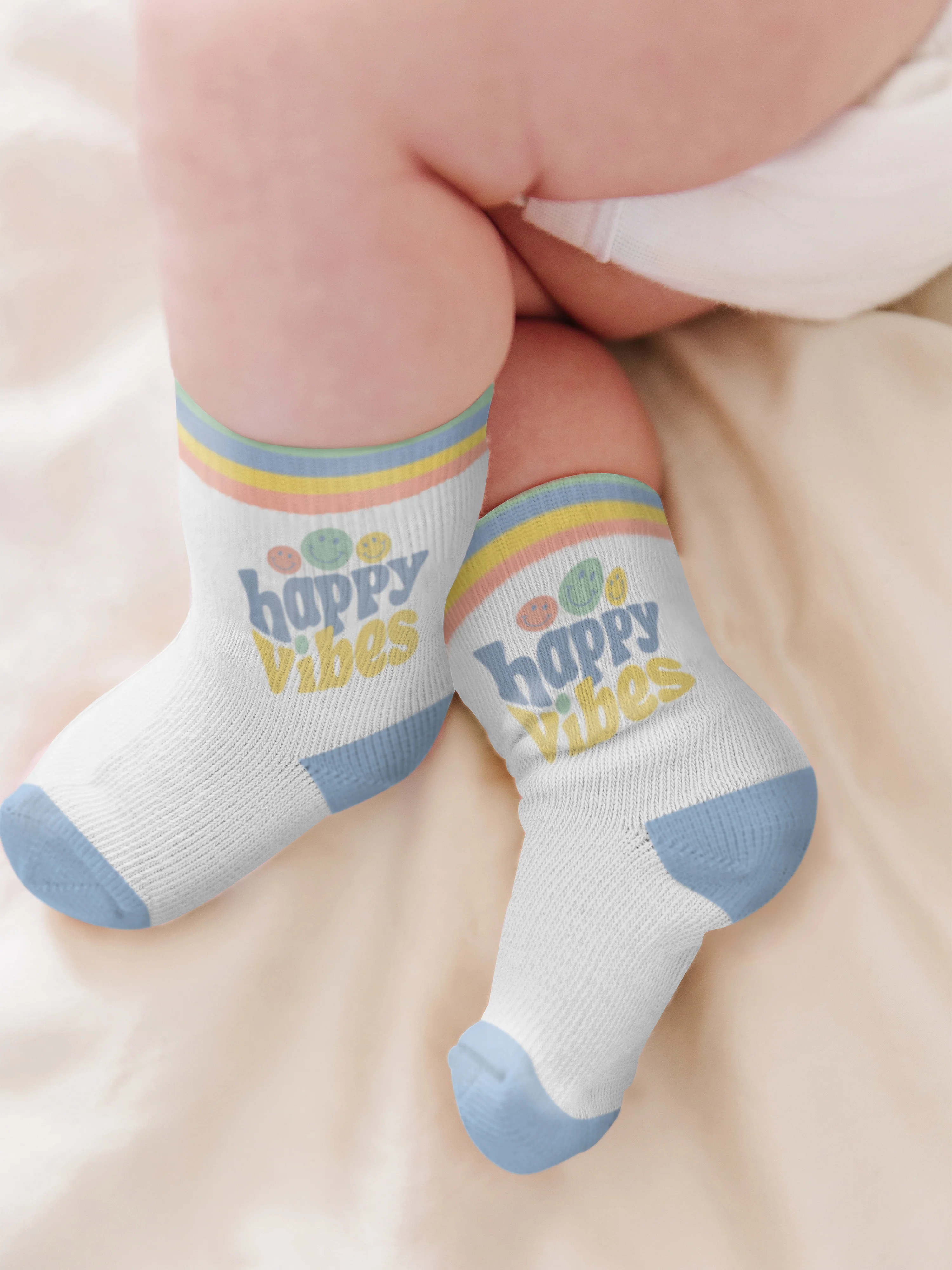 3-Pack Soft Durable Baby Socks Set - Happy Baby Vibes - Image 2