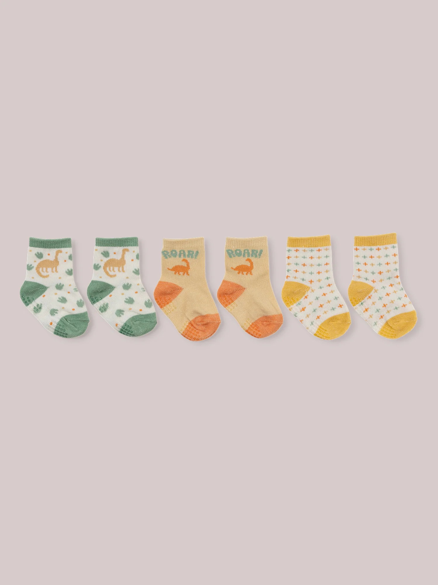 3-Pack Soft Durable Baby Socks Set - Roarsome - Image 3