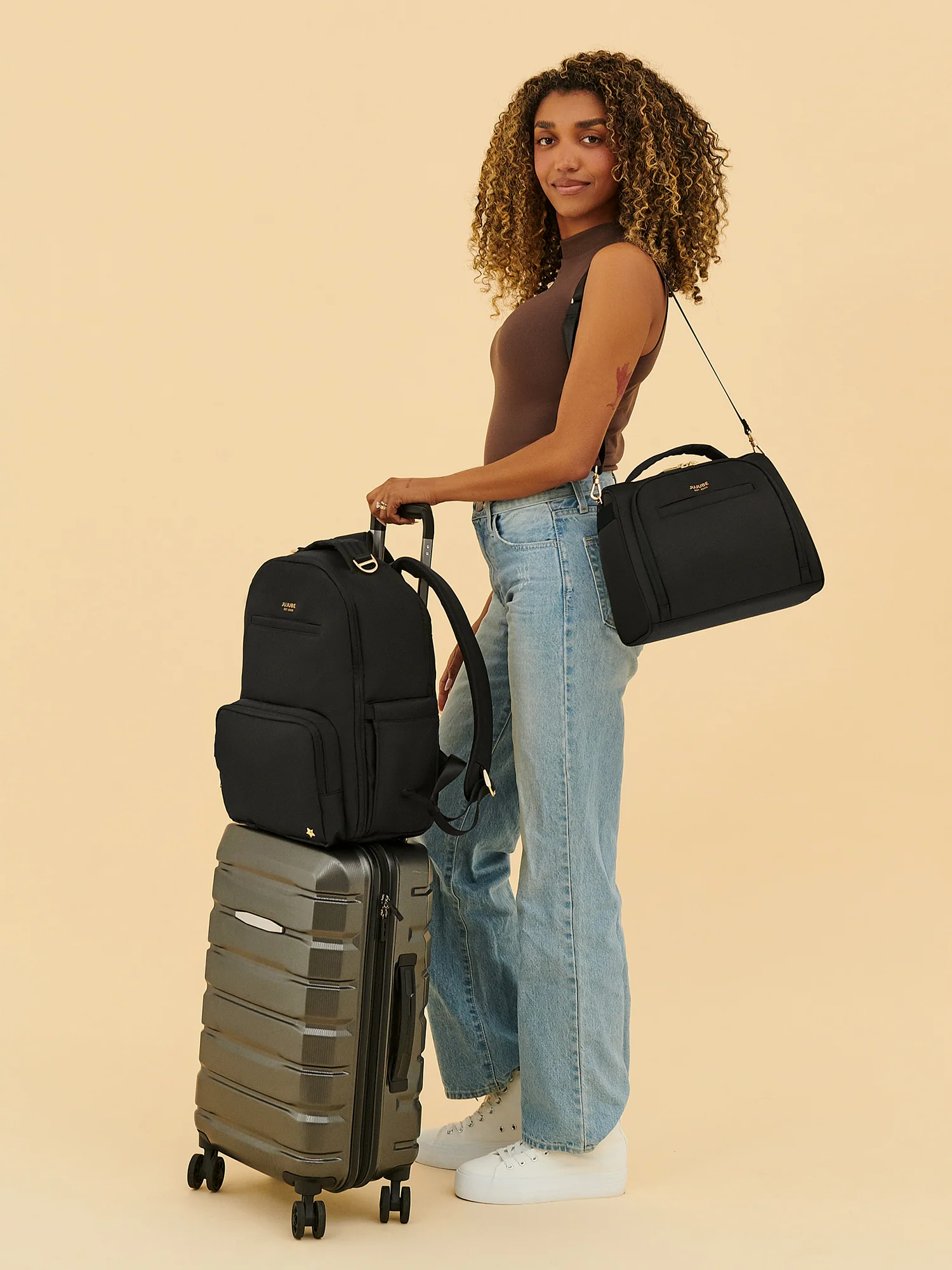 Classic Diaper Backpack - Black - Image 6