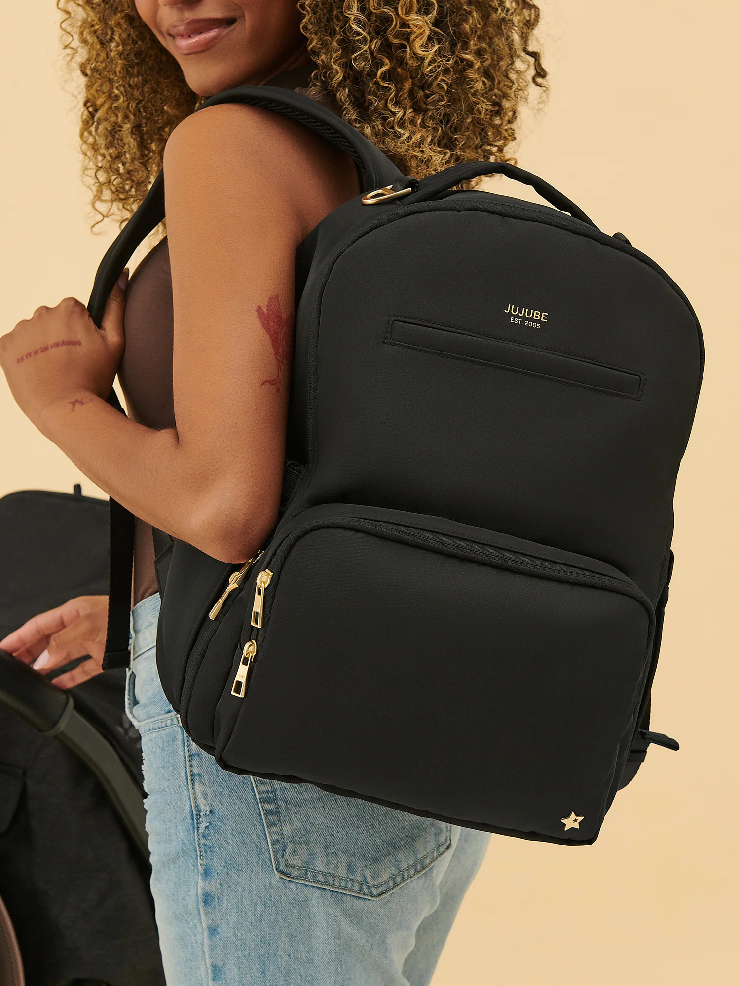 Classic Diaper Backpack - Black - Image 7