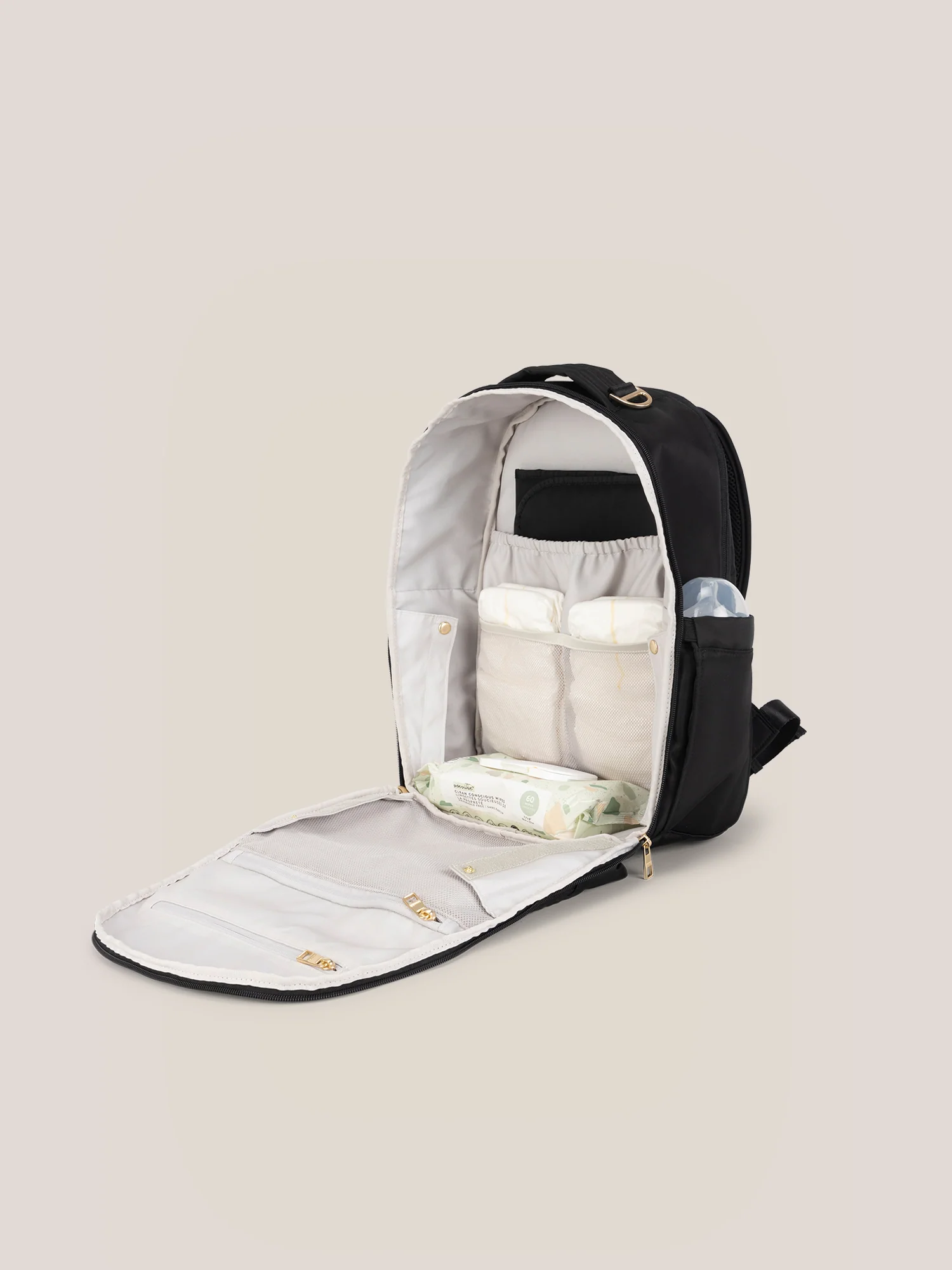 Classic Diaper Backpack - Black - Image 8