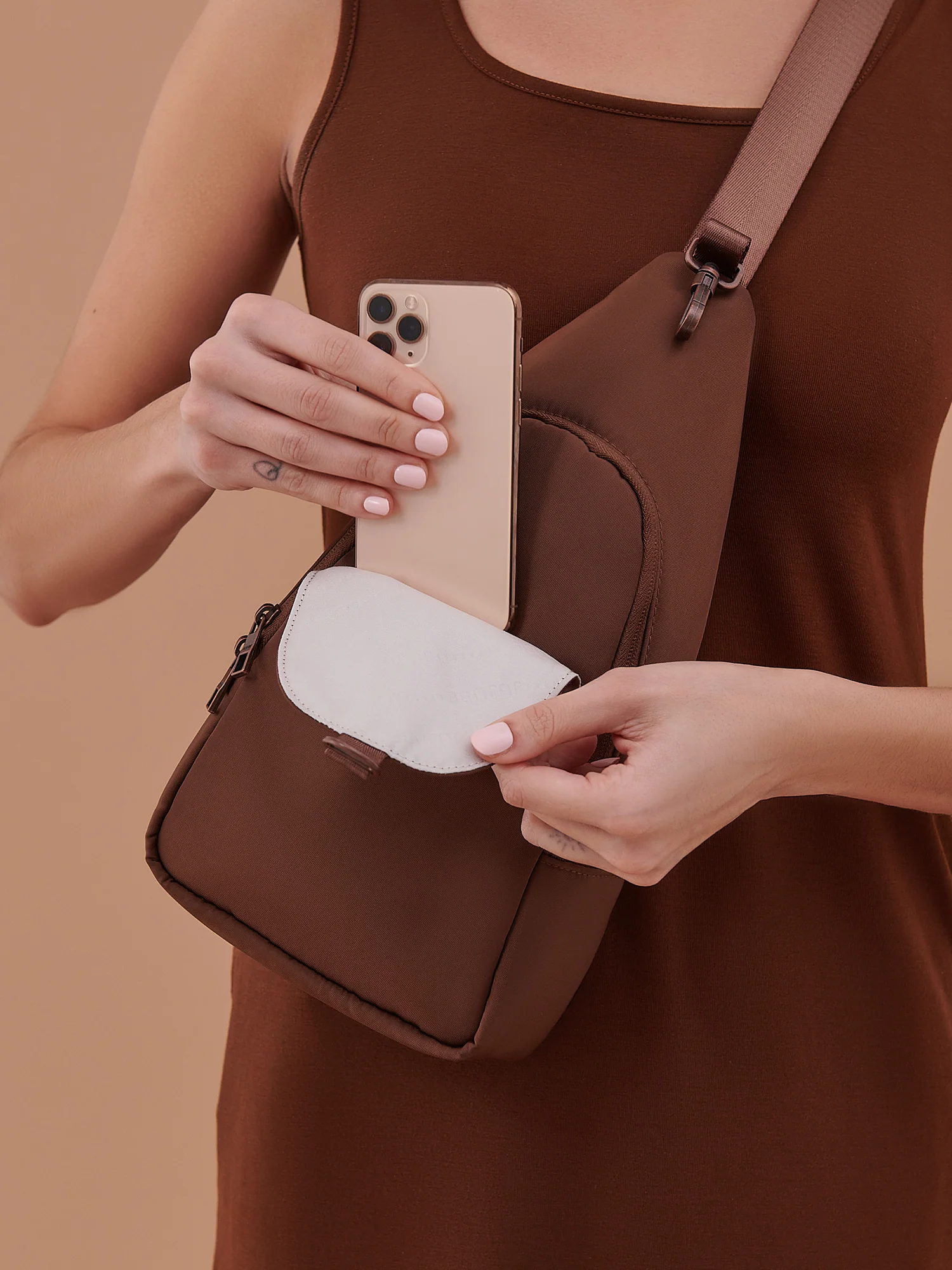 Crossbody Sling - Espresso - Image 8