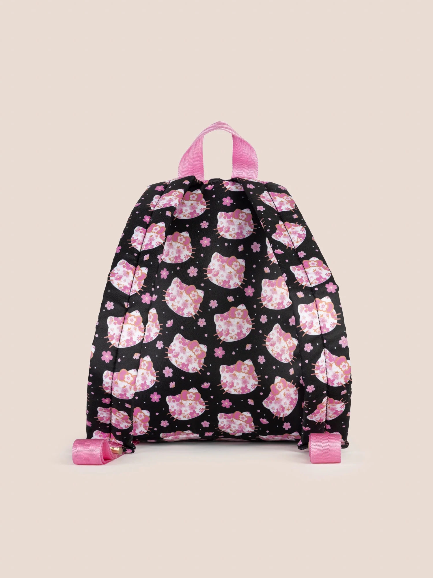 Hello Kitty® × JuJuBe Cherry Blossoms Everyday Mini Small Diaper Bag Backpack – Black and Pink - Image 4