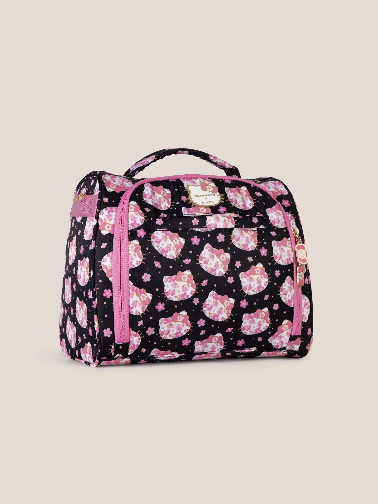 Hello Kitty® × JuJuBe Cherry Blossoms Zealous Backpack + Insulated Bottle Bag + Medium Spiral Notebook Bundle - Image 4