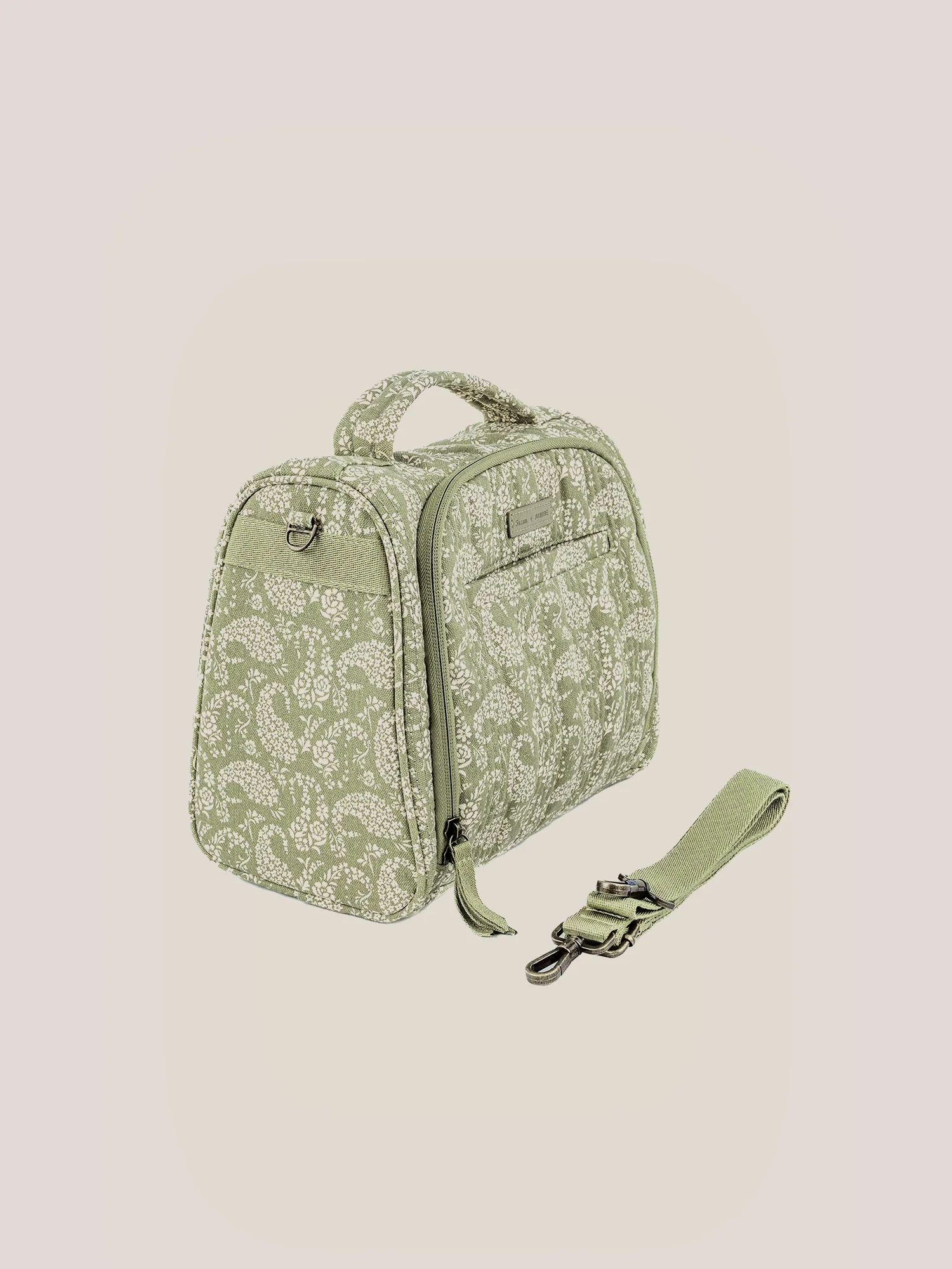 Sazan + JuJuBe Insulated Bottle Bag - Paisley Floral - Image 8