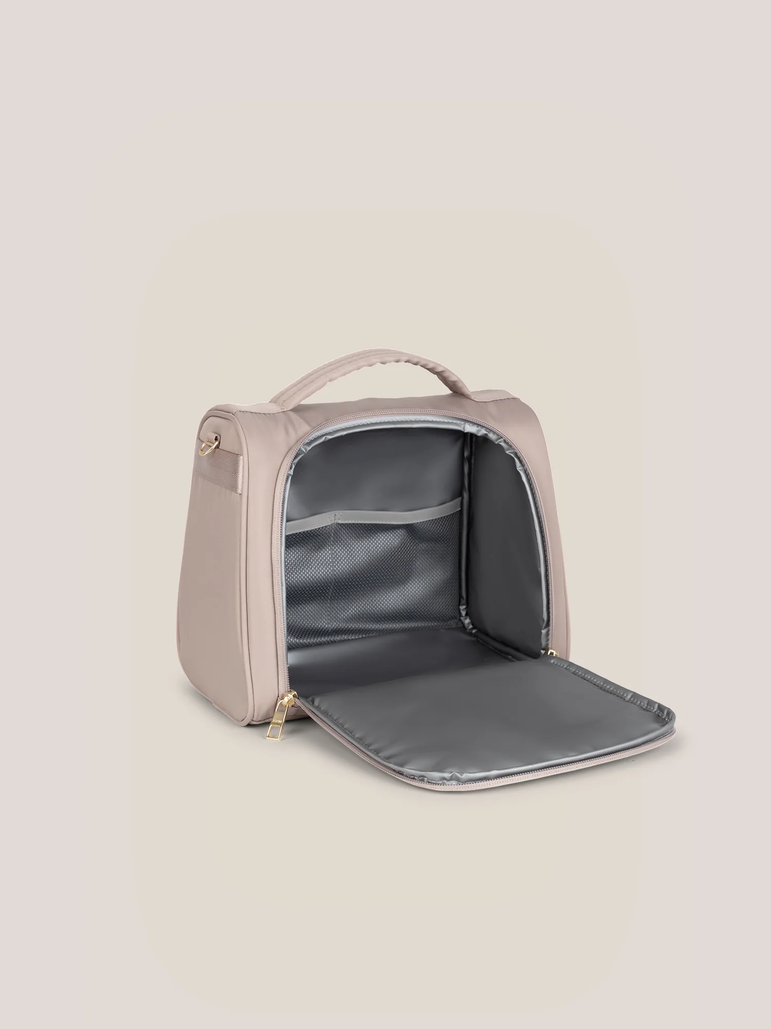 Insulated Bottle Bag - Taupe - Image 5