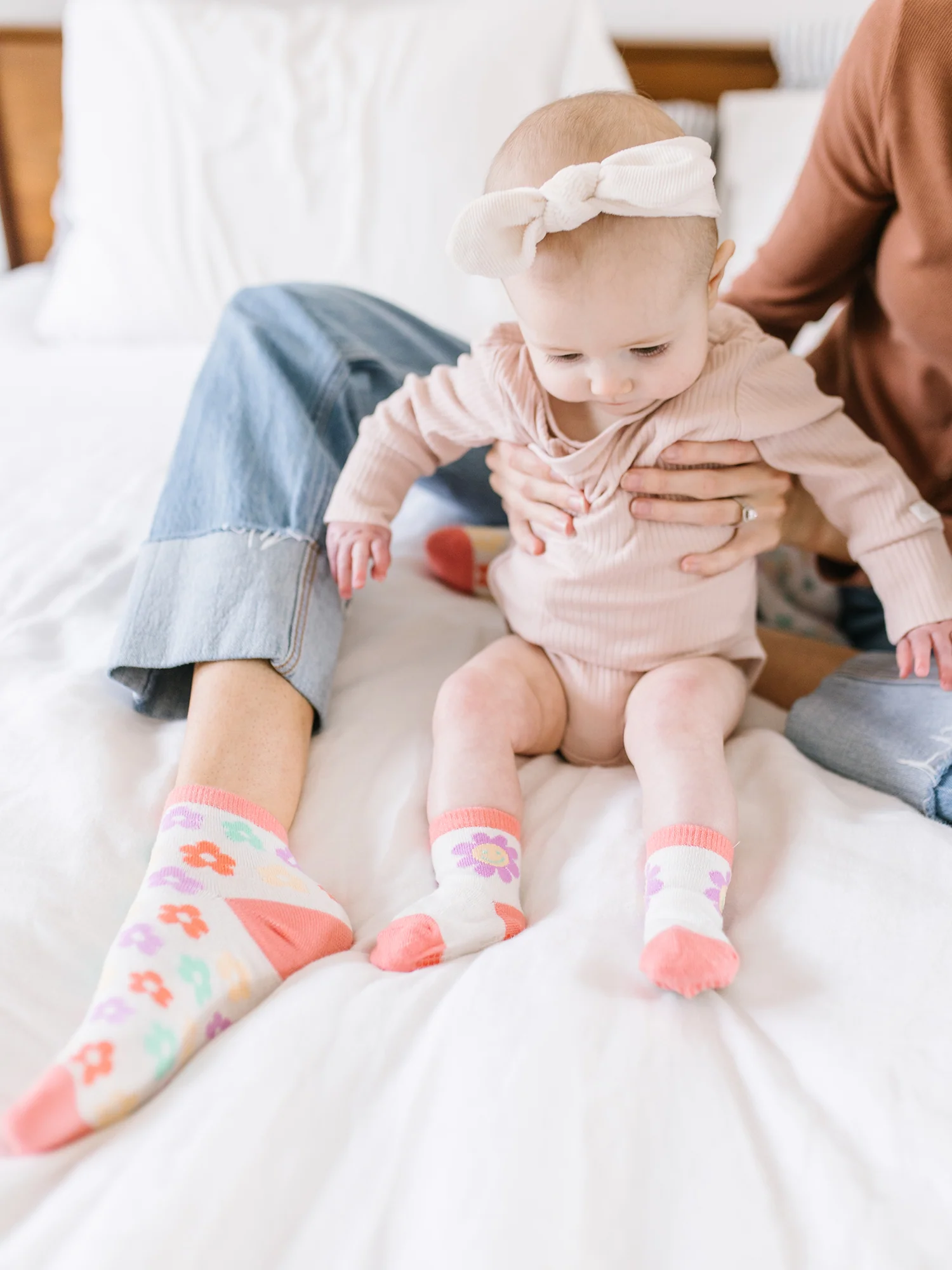 Mama & Me Matching Socks Set - Bonjour Bébé - Image 2