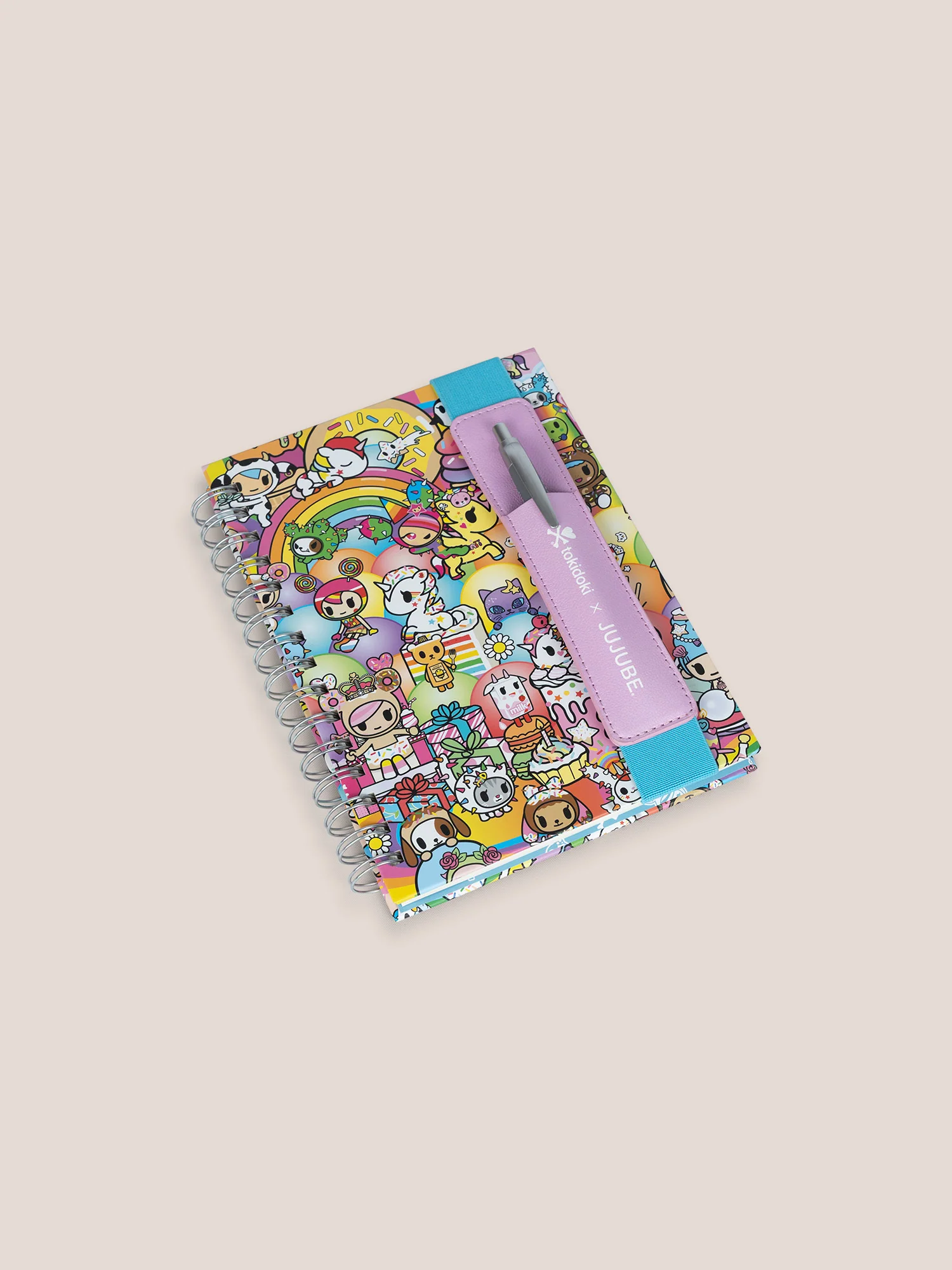 tokidoki Spiral Oliver Notebook with Reusable Pen Pocket - 20th Anniversary Celebration - Image 4