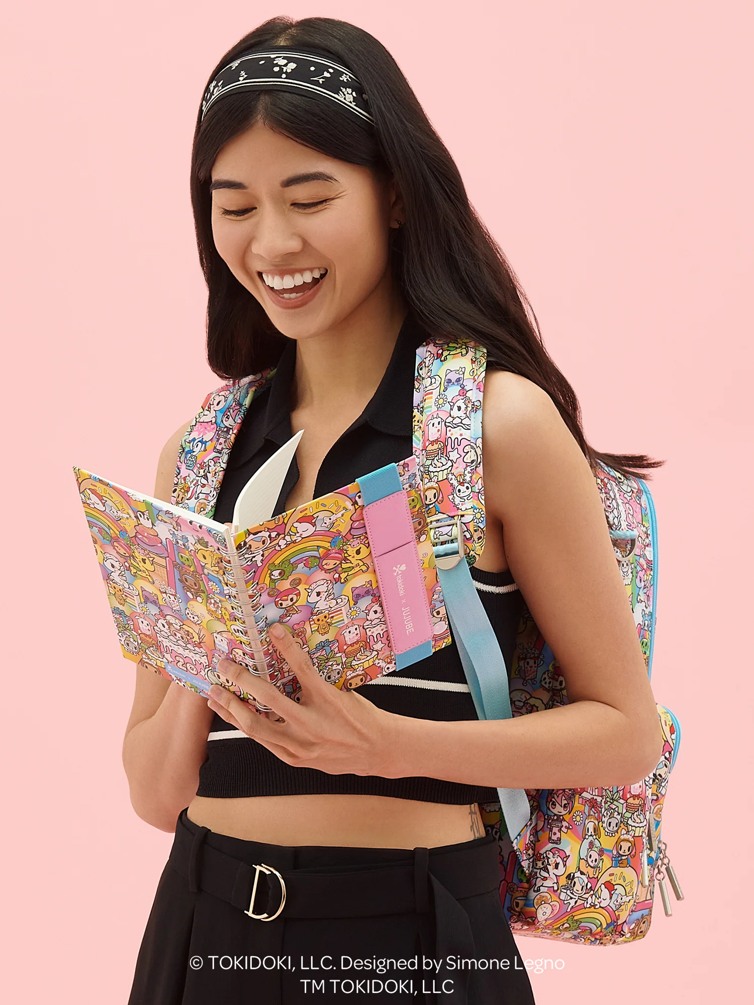 tokidoki Spiral Oliver Notebook with Reusable Pen Pocket - 20th Anniversary Celebration - Image 7