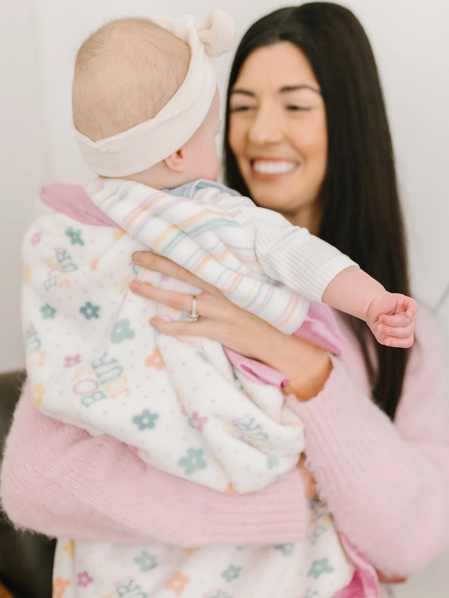 Ultra-Soft Thick Reversible Baby Blanket - Bonjour Bébé - Image 6