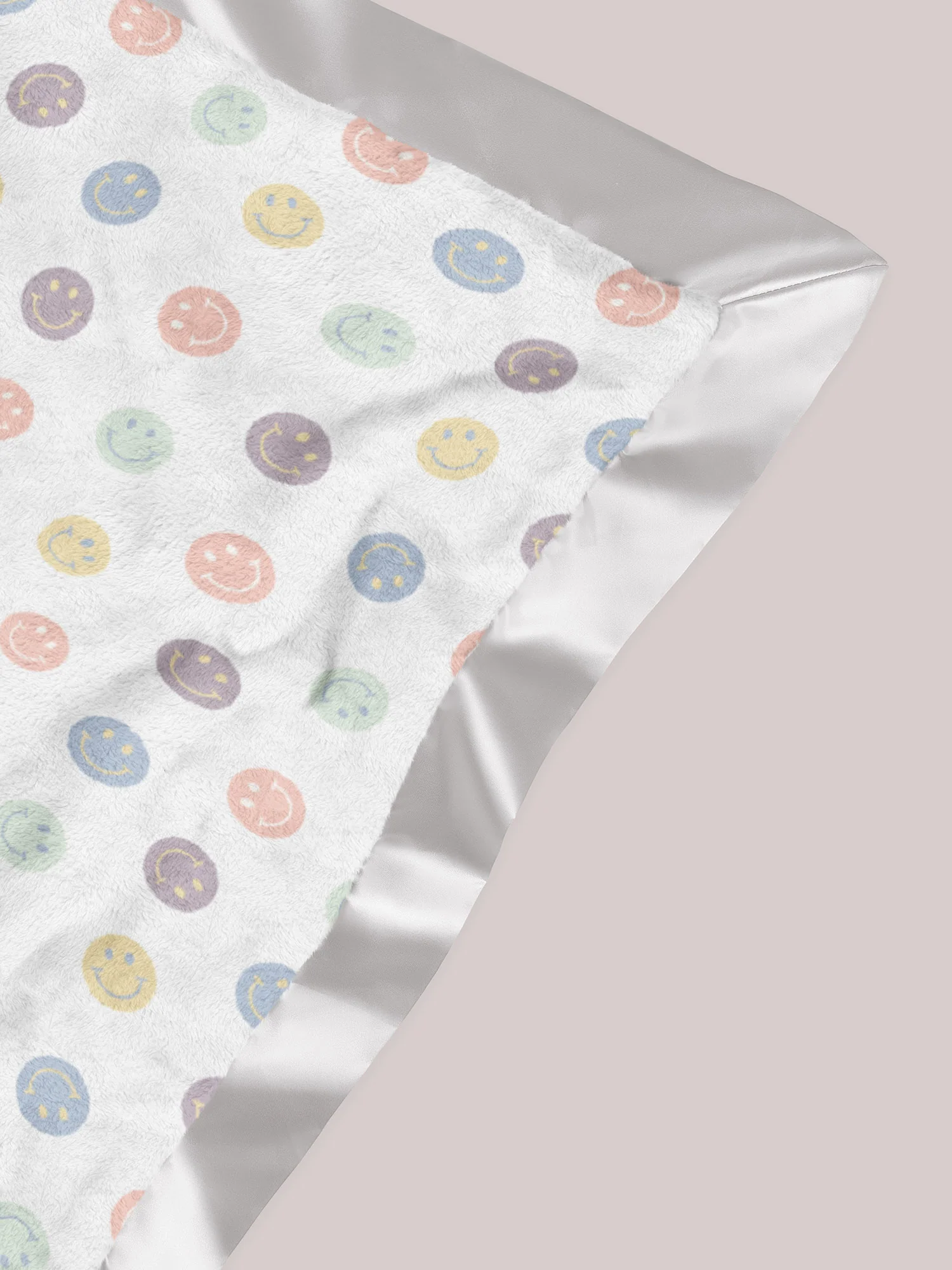 Ultra-Soft Thick Reversible Baby Blanket - Happy Baby Vibes - Image 4