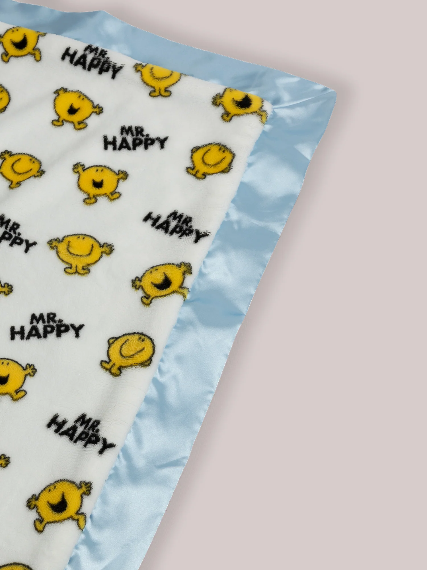 Ultra-Soft Thick Reversible Baby Blanket - Mr. Happy&trade; - Image 3