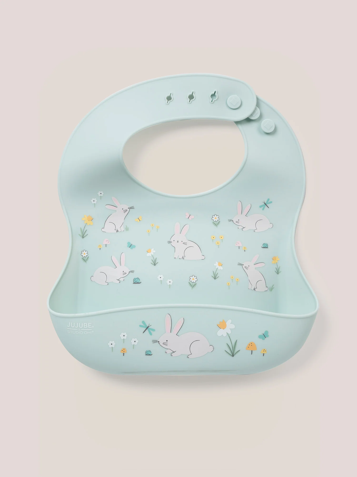 Silicone Bib - Bunny Hollow - Image 4
