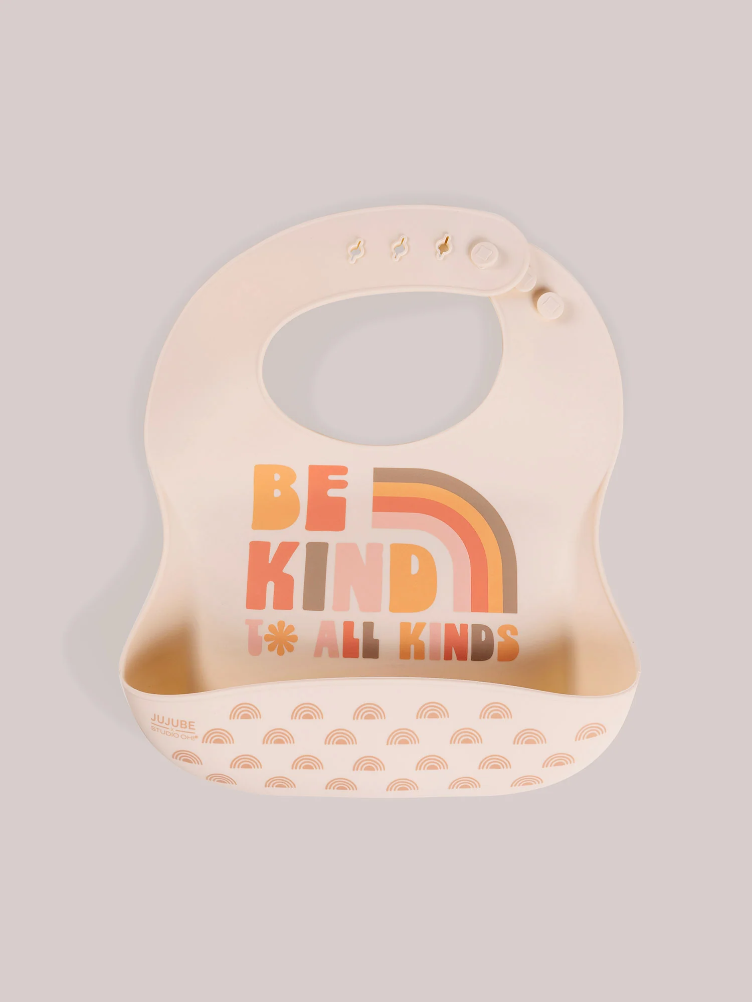 Silicone Bib - Be Kind Rainbows - Image 3