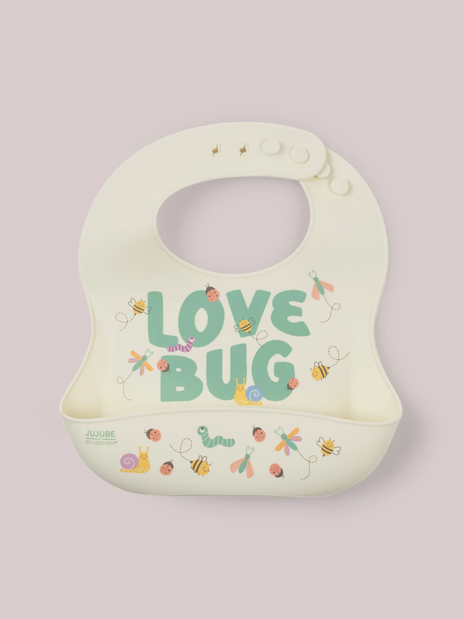 Silicone Bib - Love Bug - Image 3