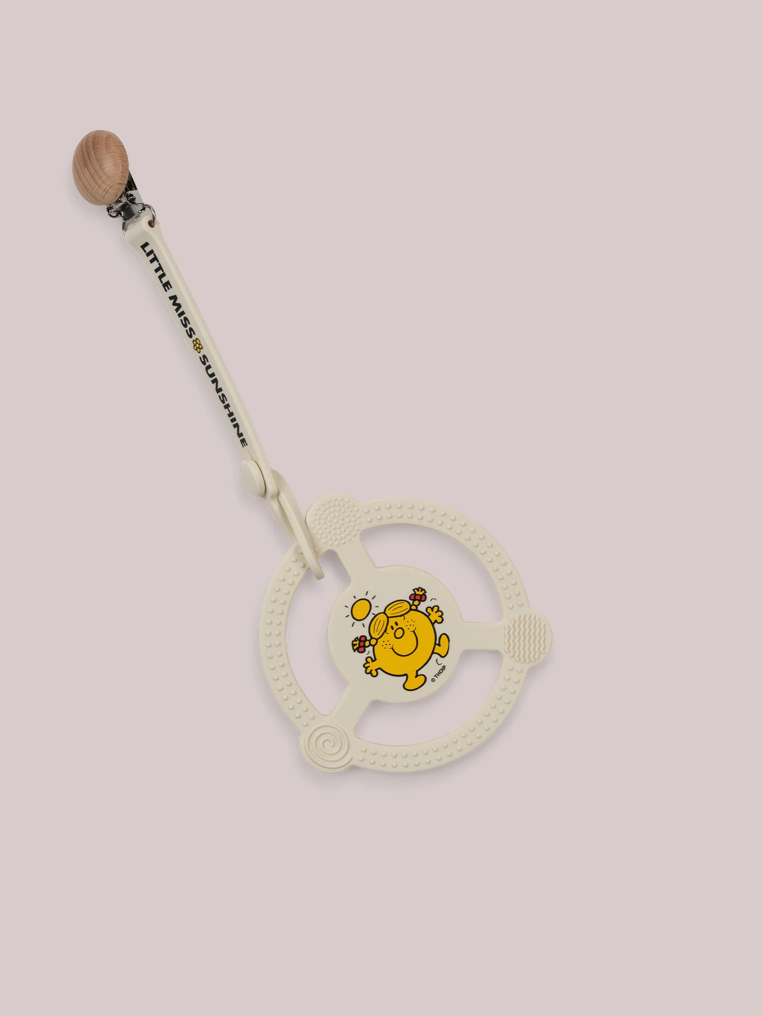 Silicone Teether Ring & Detachable Clip - Little Miss Sunshine&trade; - Image 3