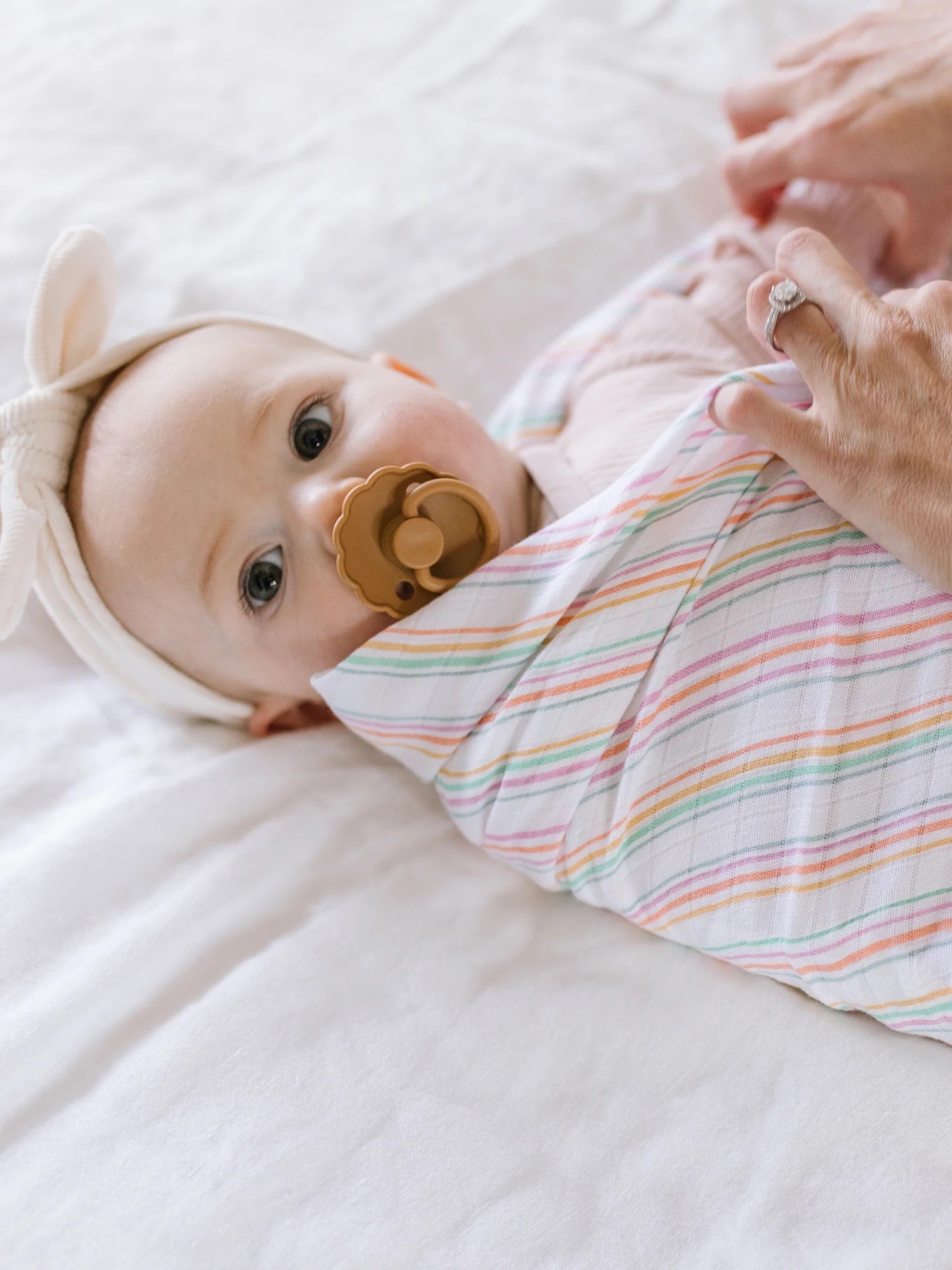 2-Pack Square Swaddle Blanket Set - Bonjour Bébé - Image 7