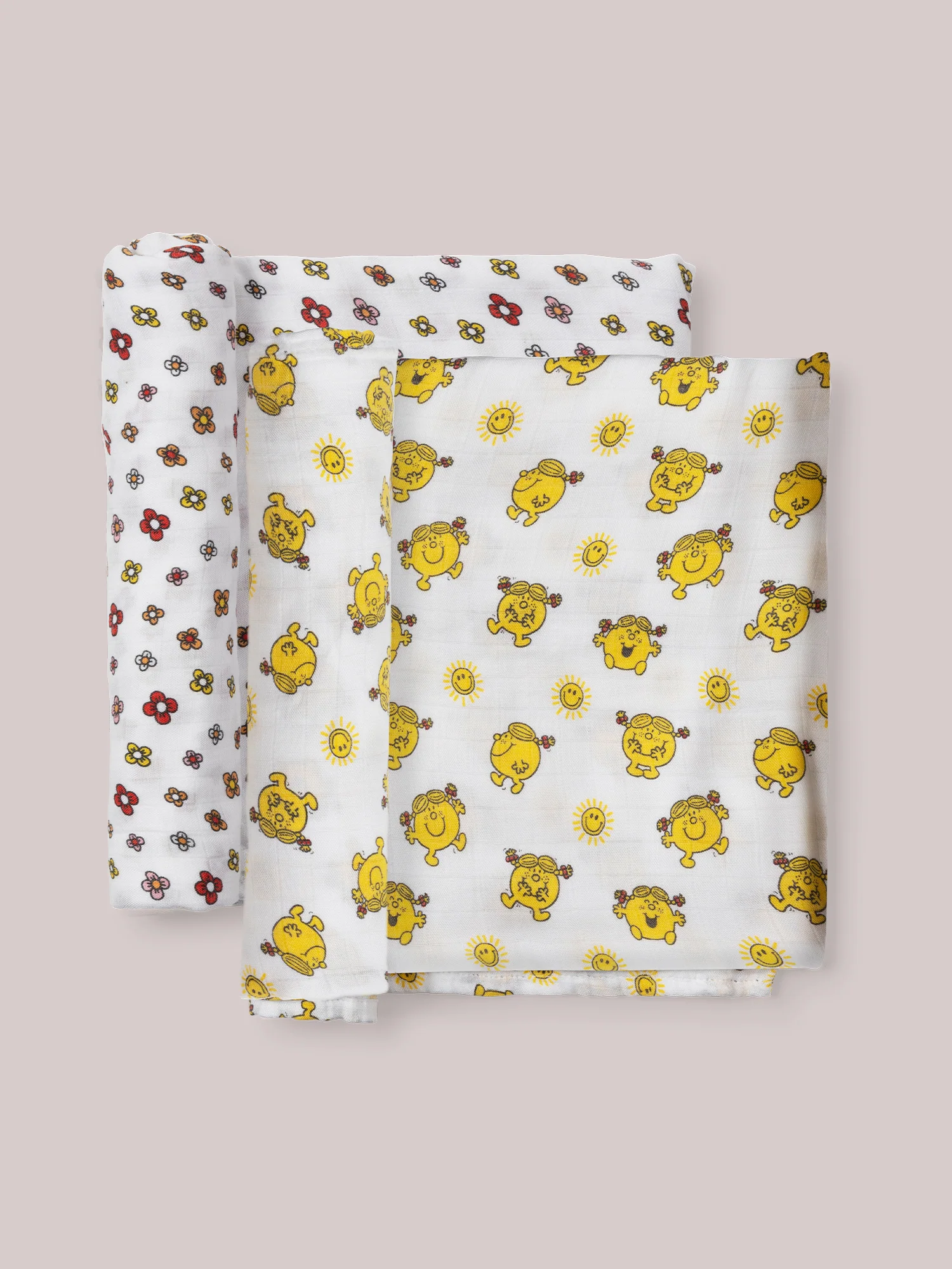 2-Pack Square Swaddle Blanket Set - Little Miss Sunshine&trade; - Image 3