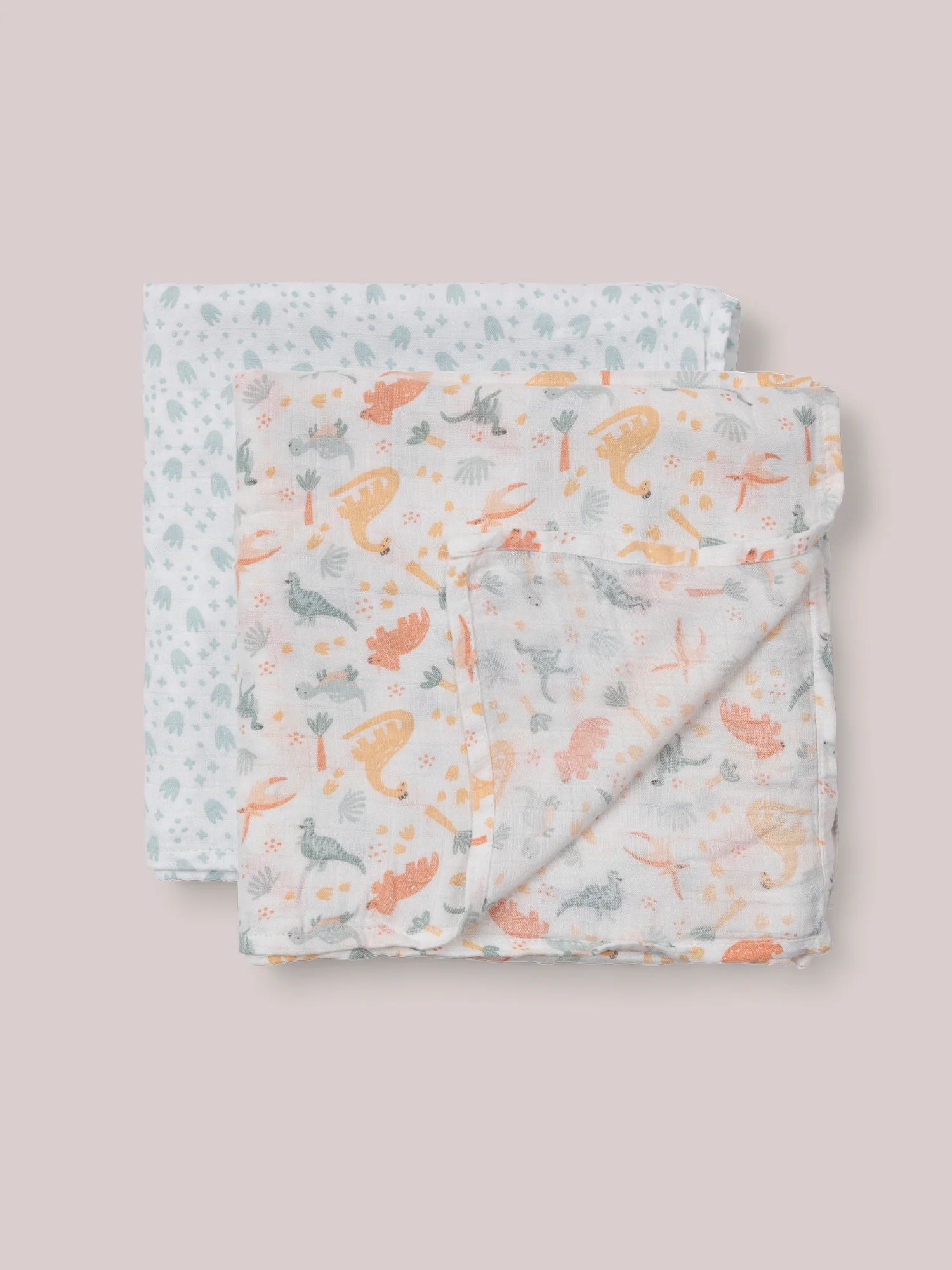 2-Pack Square Swaddle Blanket Set - Roarsome - Image 3