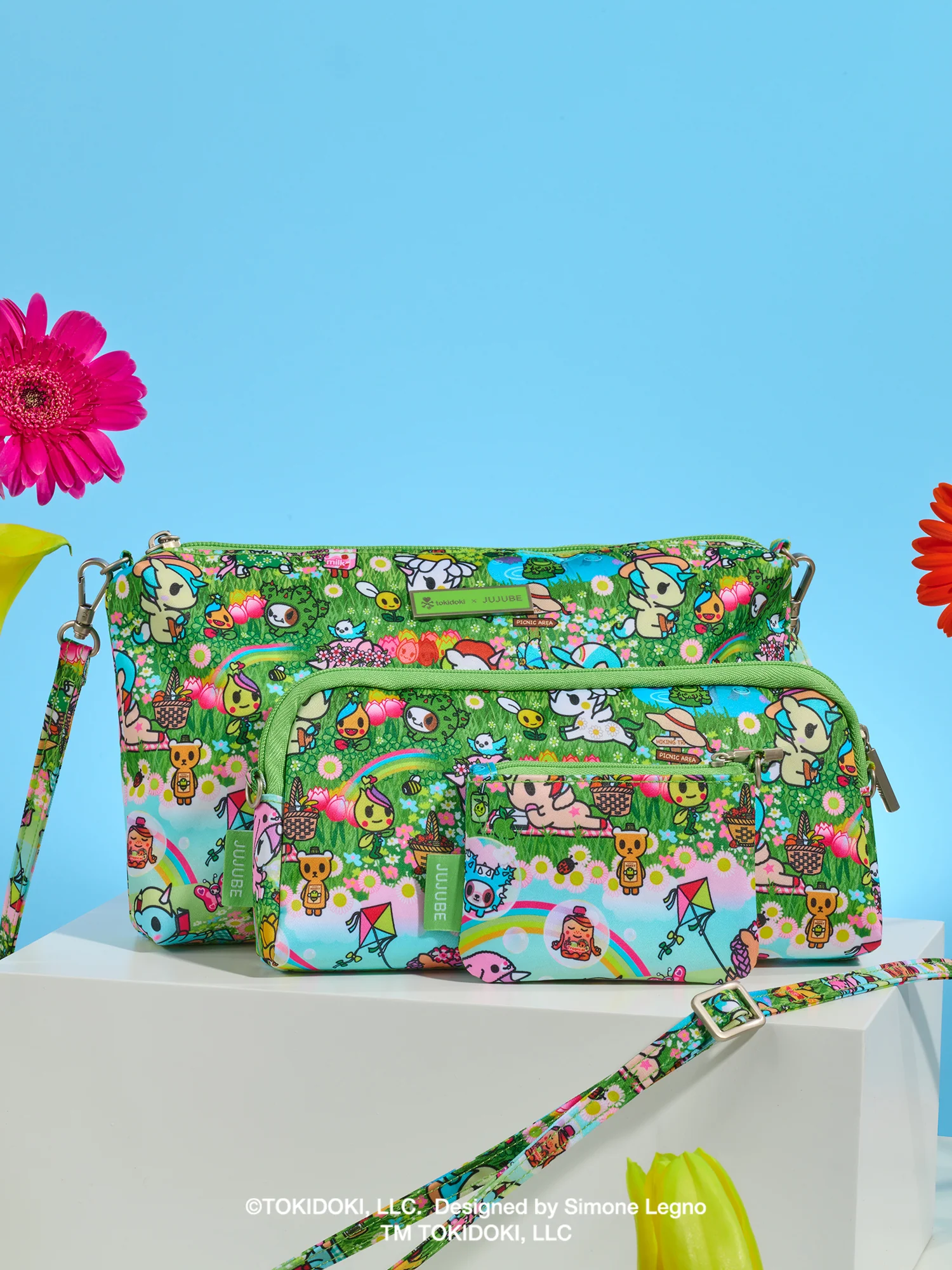 tokidoki Be Quick Clutch - Meadow Blooms - Image 4