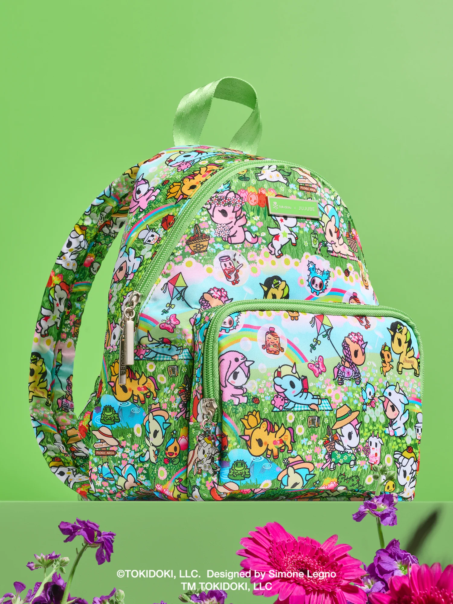 tokidoki Everyday Mini Backpack - Meadow Blooms - Image 6