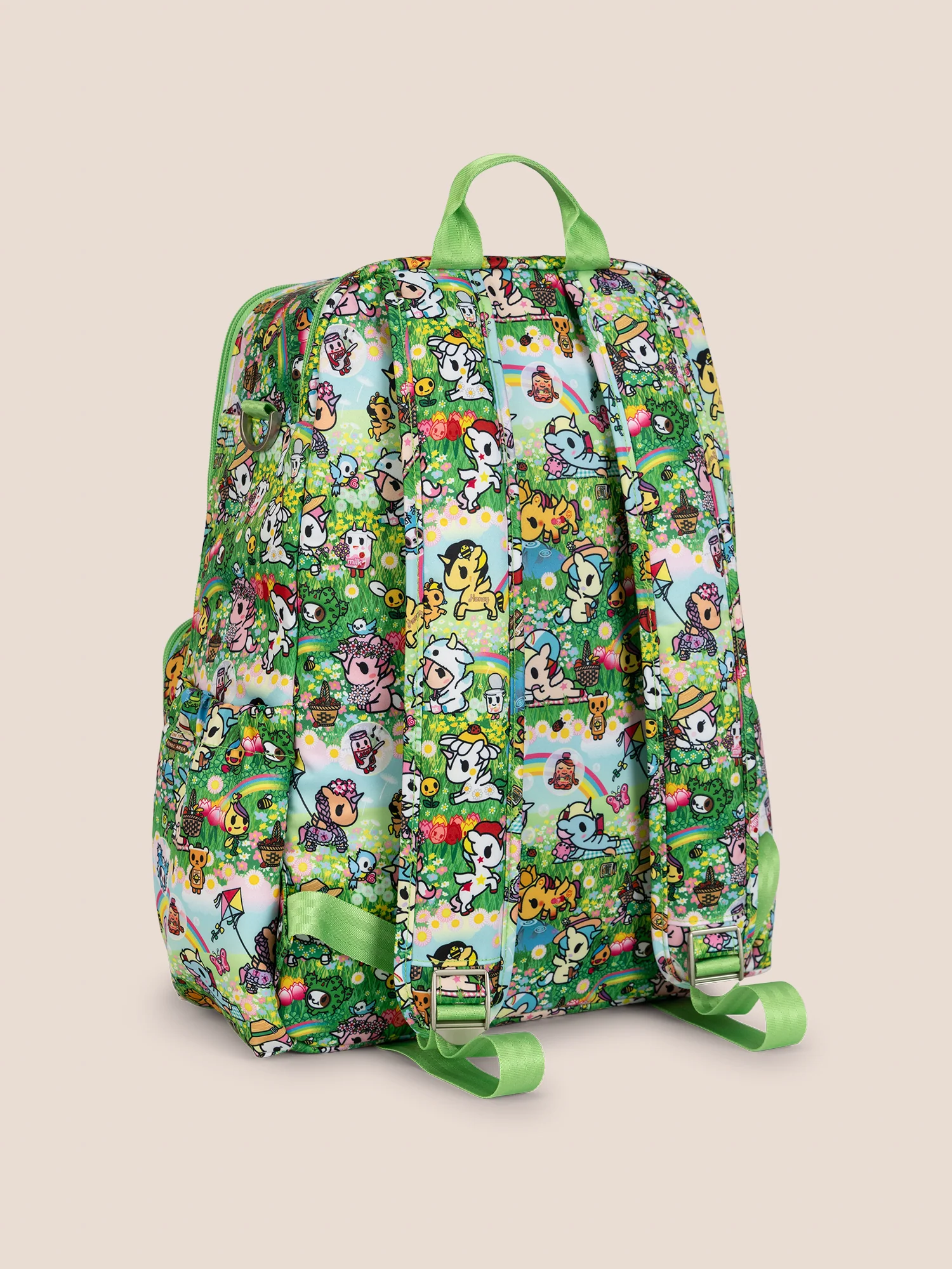 tokidoki Zealous Backpack + Insulated Bag + Be Charged Bundle - Meadow Blooms - Image 4