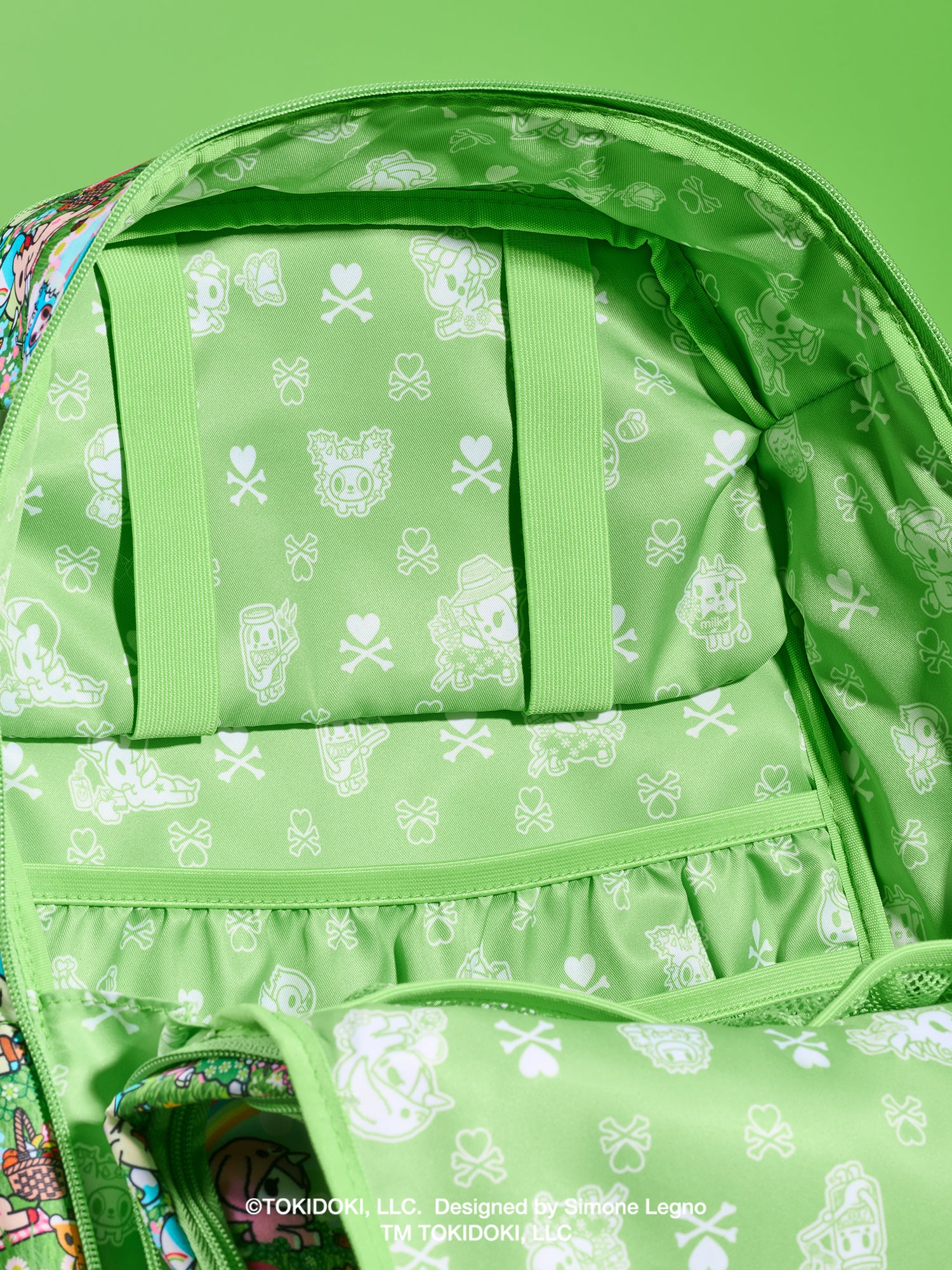 tokidoki Zealous Diaper Bag Backpack - Meadow Blooms - Image 3