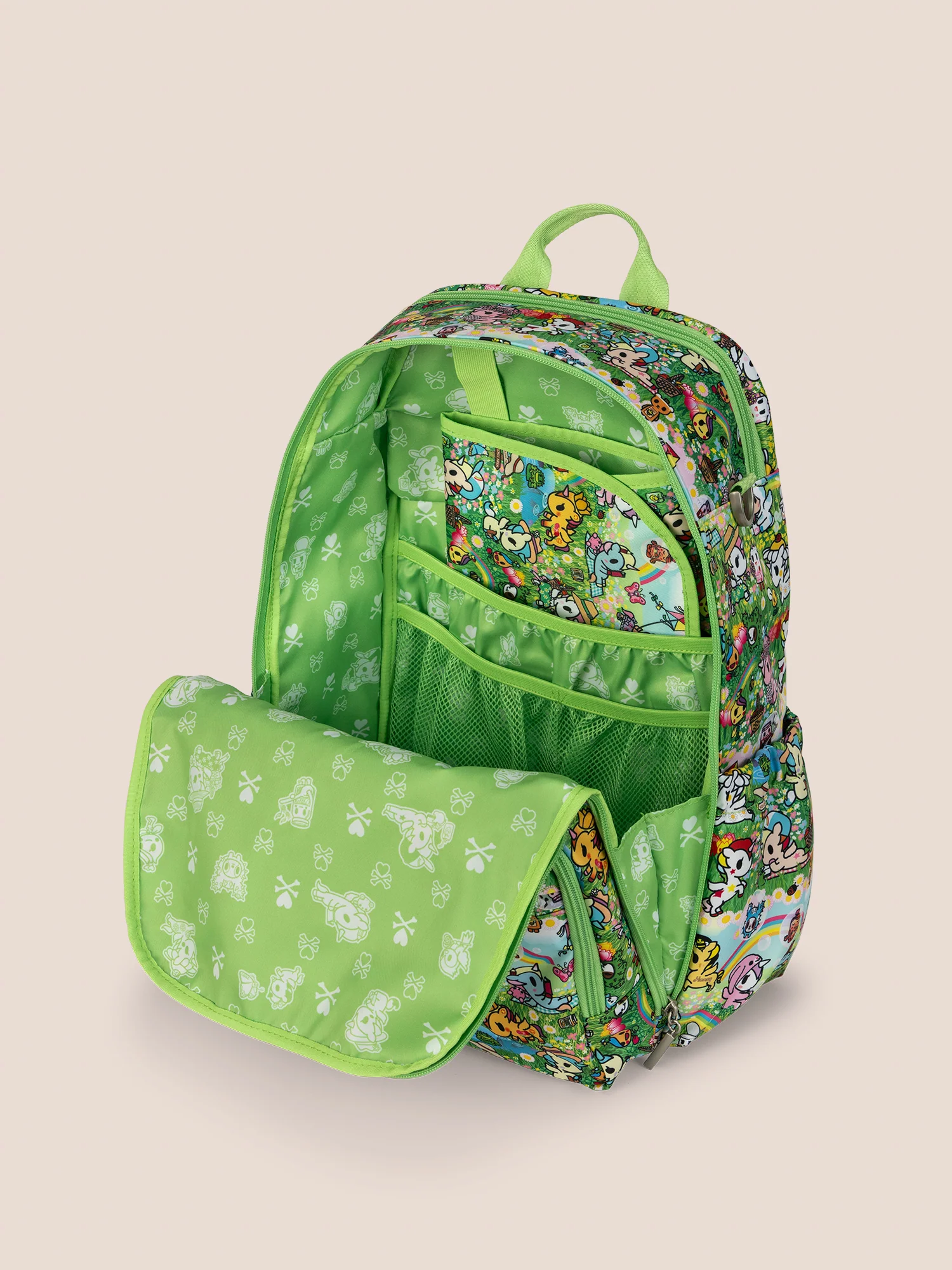 tokidoki Zealous Diaper Bag Backpack - Meadow Blooms - Image 8